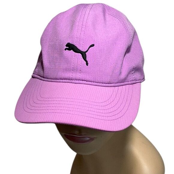 Lavender Puma Baseball Cap with Curved Brim and Adjustable Fit - Picture 1 of 6